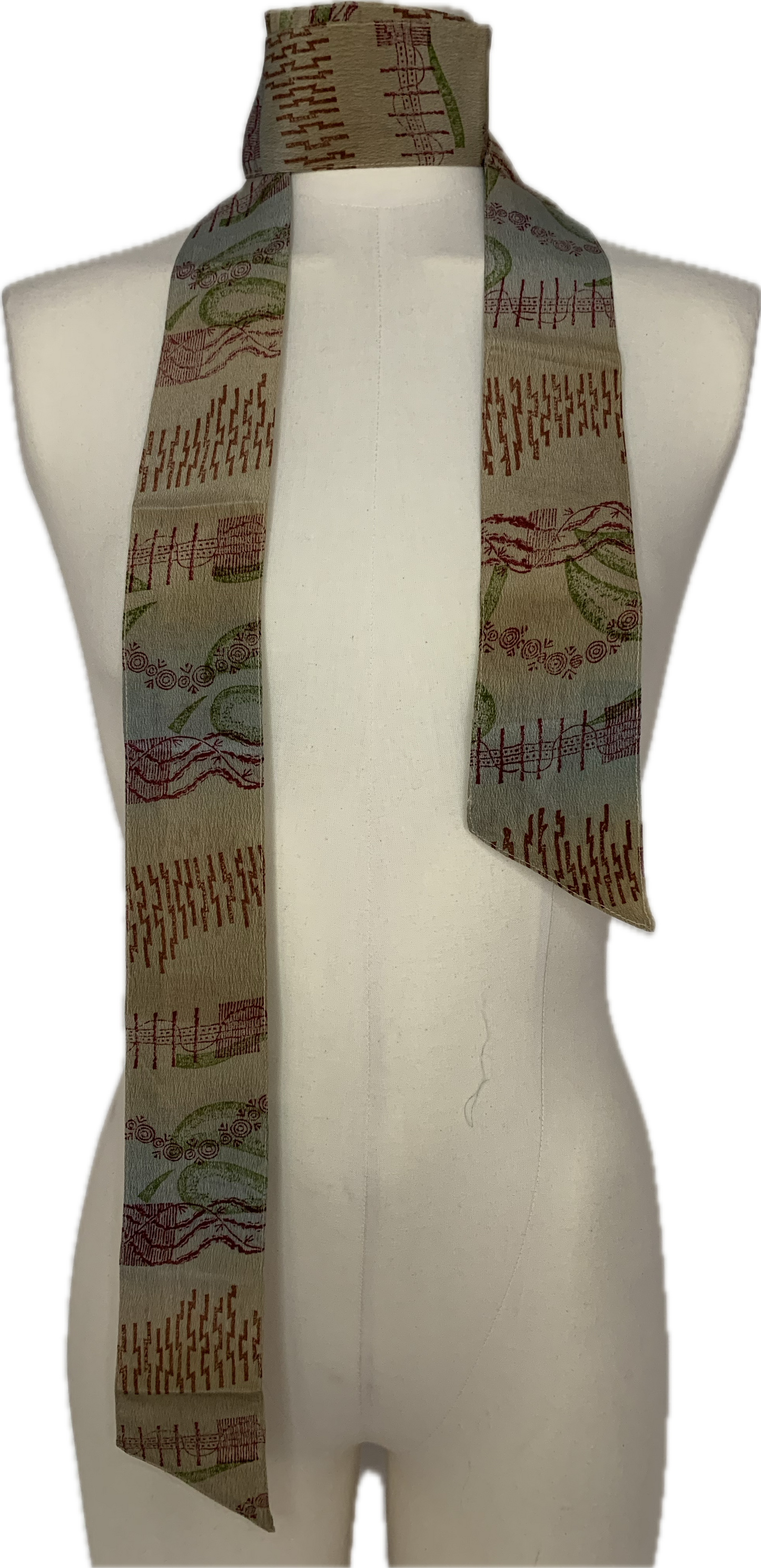 Cravate longue en crêpe de soie Johan numéro 3