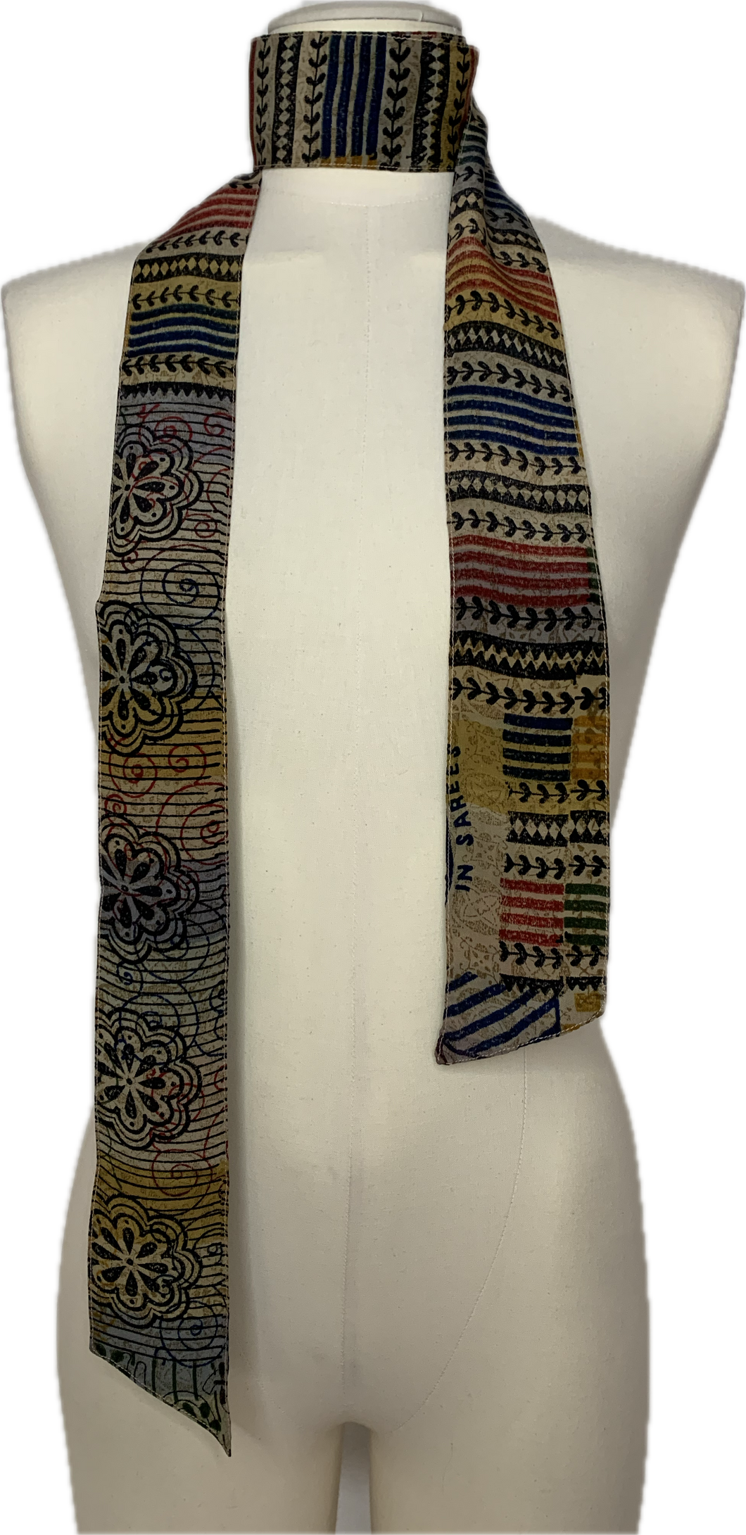 Cravate longue en crêpe de soie Johan numéro 8