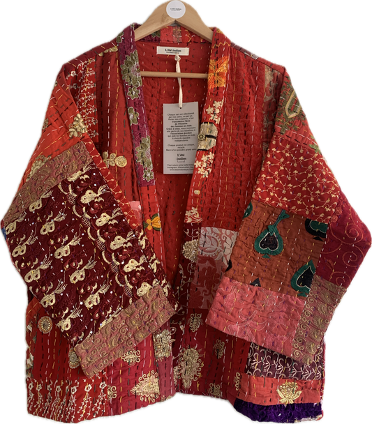 Veste forme kimono Shanti numéro 0914